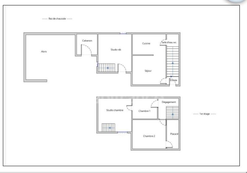Maison - 87 m² - 6 pièces