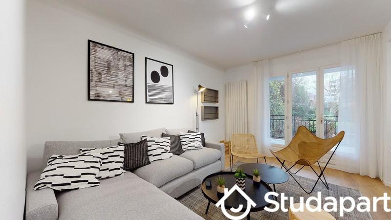 Chambre - 9 m² - 1 pièce