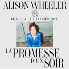 Alison Wheeler - la Promesse d'un Soir - le Grand Rex, Paris