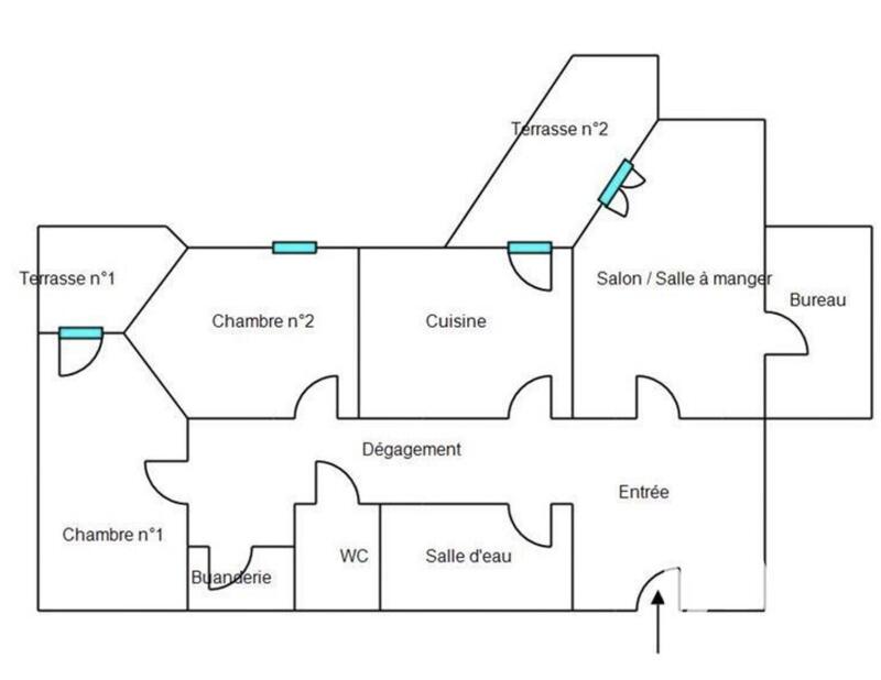 Appartement - 73 m² - 3 pièces