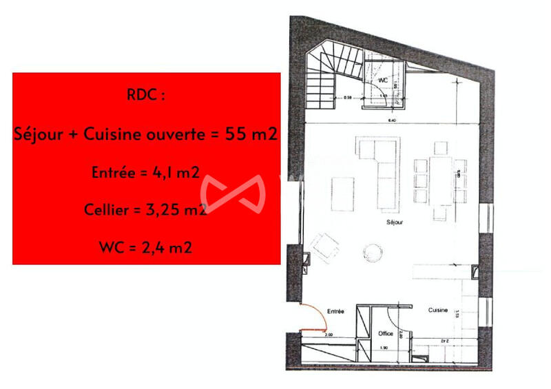 Maison - 130 m² - 5 pièces