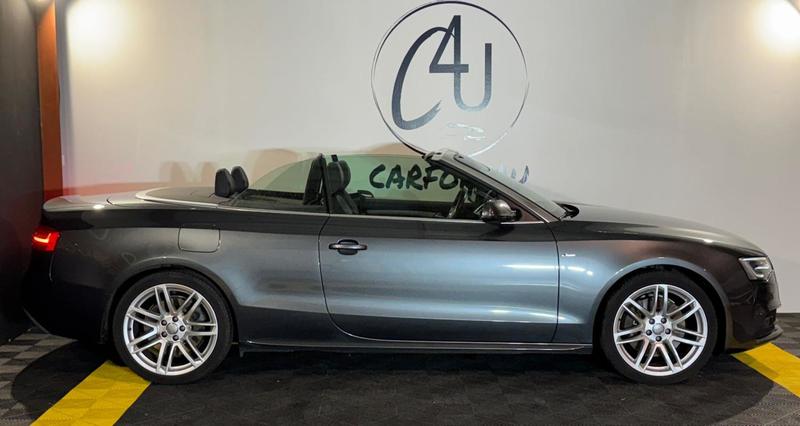 Audi A5 s-line Cabriolet Quattro 3.0 Tdi s-Tronic 245 ch Régulateur de vitesse, Sièges Alcantara, Bluetooth