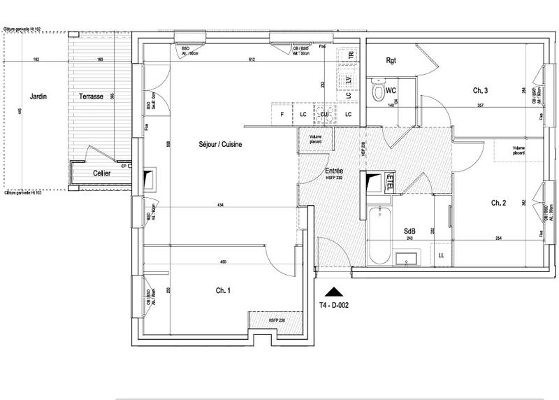 Appartement - 77 m² - 4 pièces