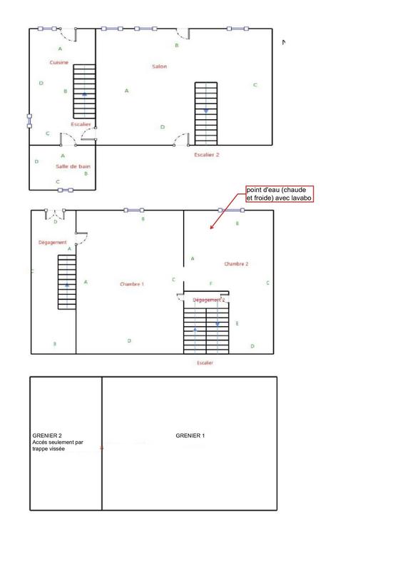 Maison de ville - 105 m² - 3 pièces