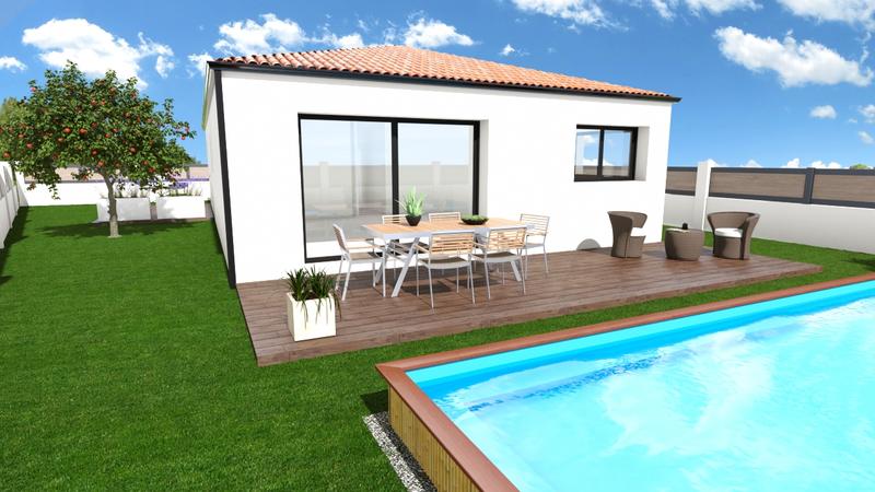 Maison - 90 m² - 4 pièces