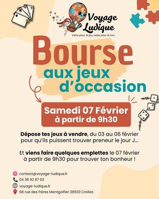 Bourse aux jeux d'occasion