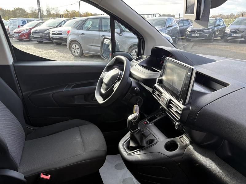 Peugeot Partner Long Xl Bhdi 100 s&amp;S Asphalt - Interieur Inox