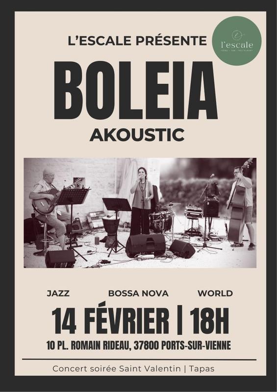 Concert Saint-Valentin : "Boleia Akoustic"