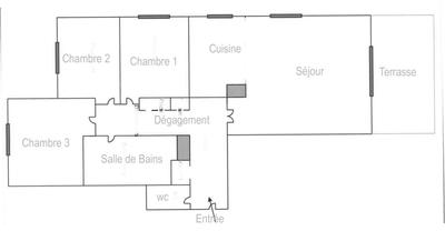 Appartement - 82 m² - 4 pièces