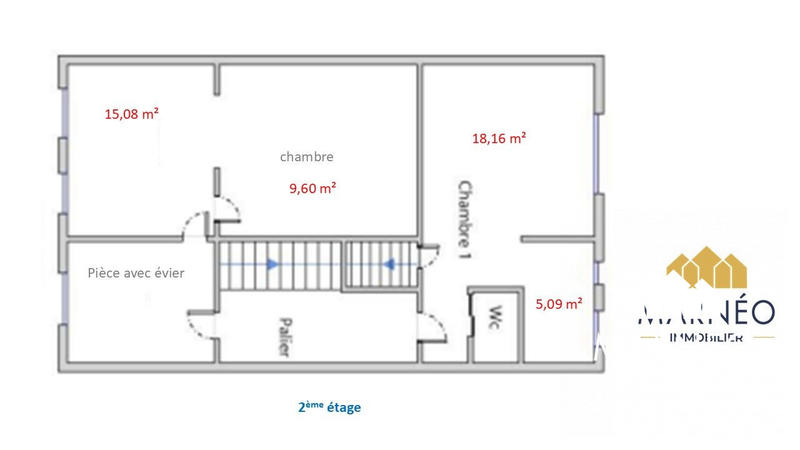 Maison ancienne - 210 m² - 6 pièces