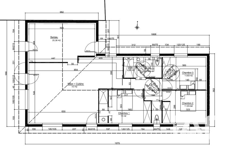 Maison - 112 m² - 4 pièces