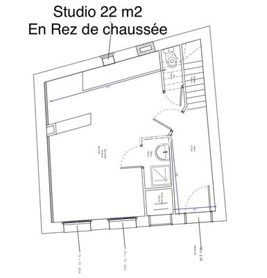 Immeuble - 89 m² - 3 pièces