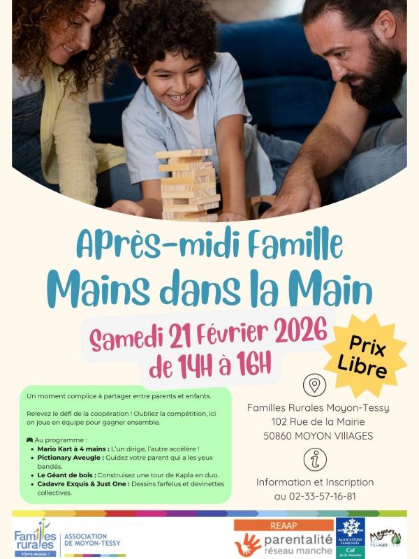 Après-midi jeux "main dans la main"