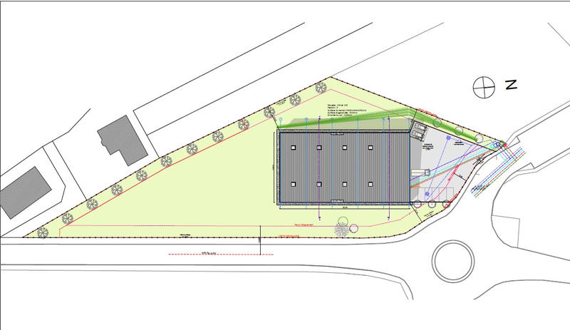 Entrepôt - 1 240 m²