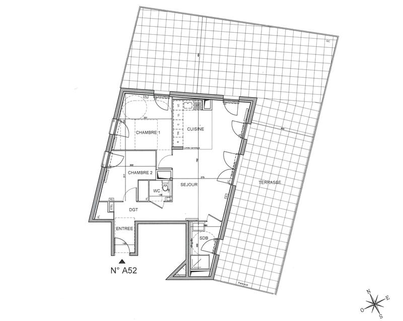 Appartement - 67 m² - 3 pièces