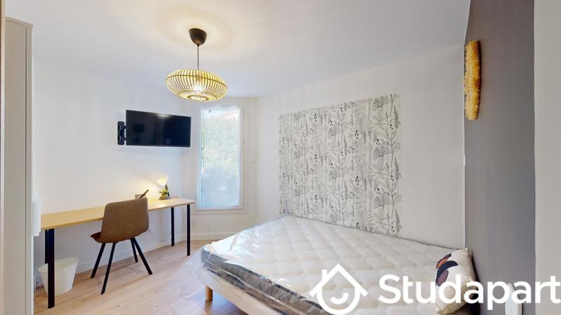 Chambre - 12 m² - 1 pièce