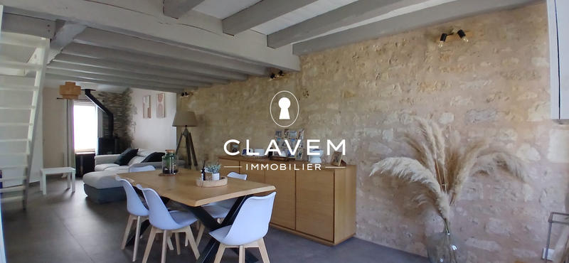 Maison ancienne - 70 m² - 3 pièces