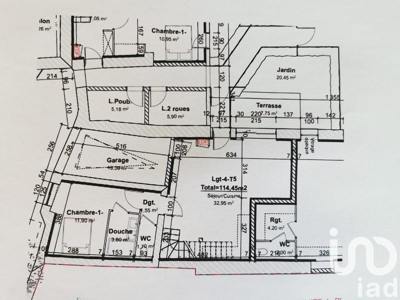Maison - 113 m² - 5 pièces