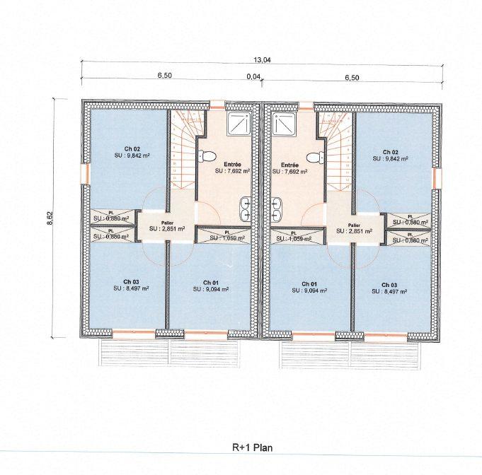 Maison - 88 m² - 4 pièces