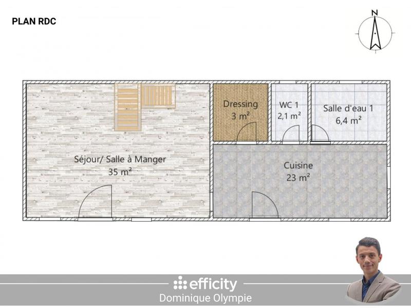 Maison - 128 m² - 7 pièces