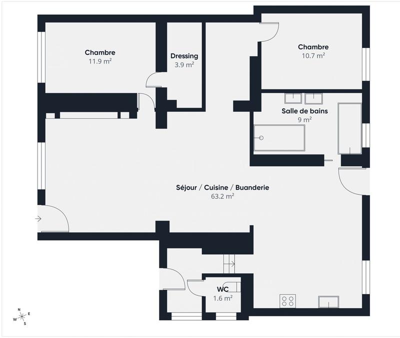 Maison - 99 m² - 4 pièces