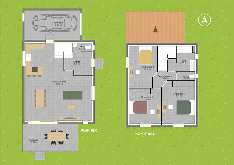 Maison - 110 m² - 5 pièces