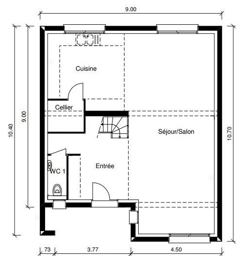Maison - 140 m² - 5 pièces