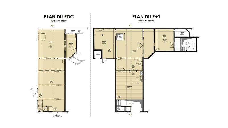 Local commercial - 325 m²