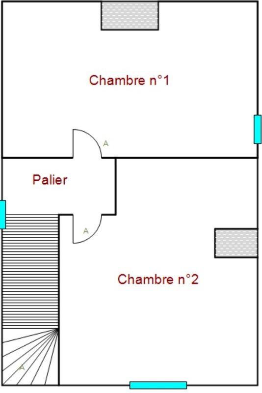 Maison - 66 m² - 3 pièces