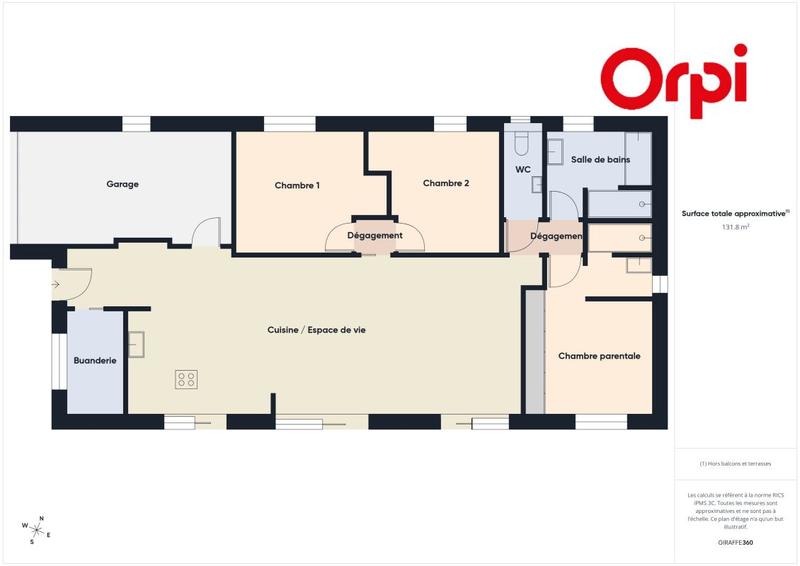 Maison - 105 m² - 4 pièces