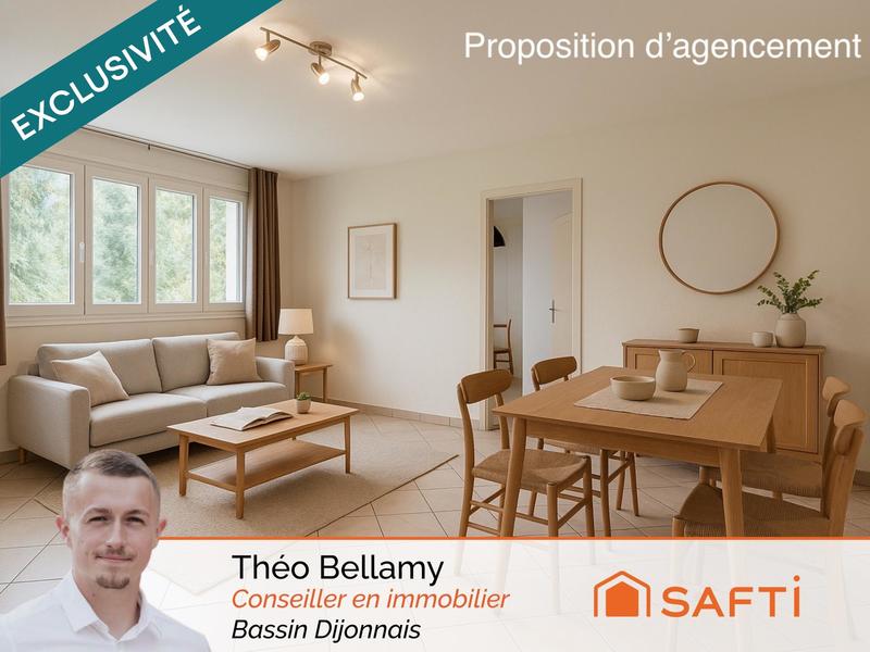 Appartement - 64 m² - 3 pièces