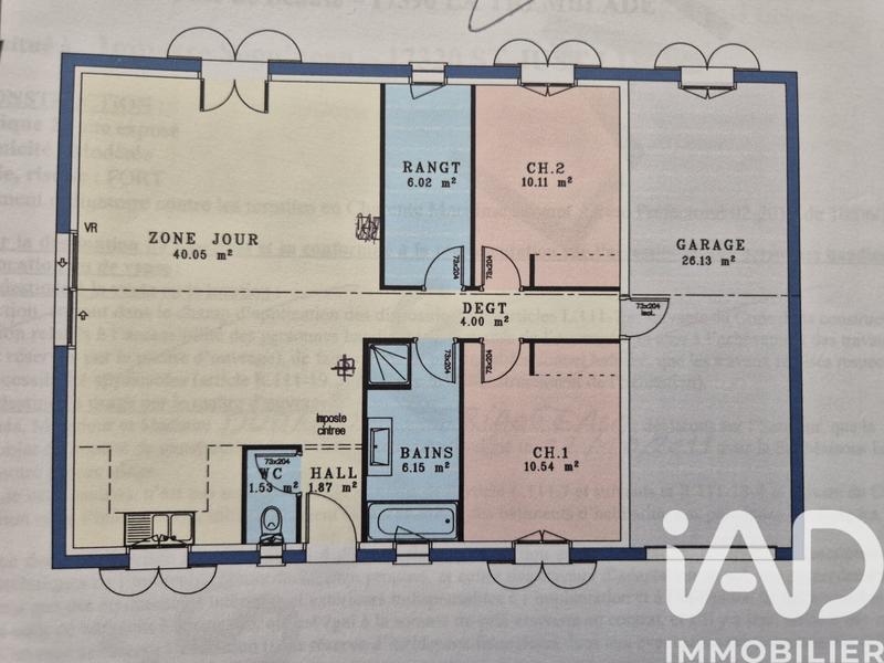 Maison - 104 m² - 5 pièces