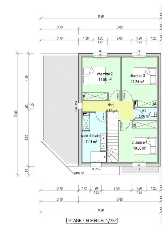 Villa - 107 m² - 5 pièces