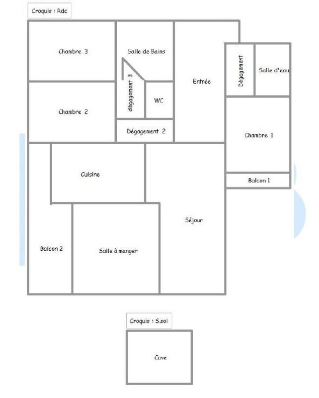 Appartement - 102 m² - 5 pièces