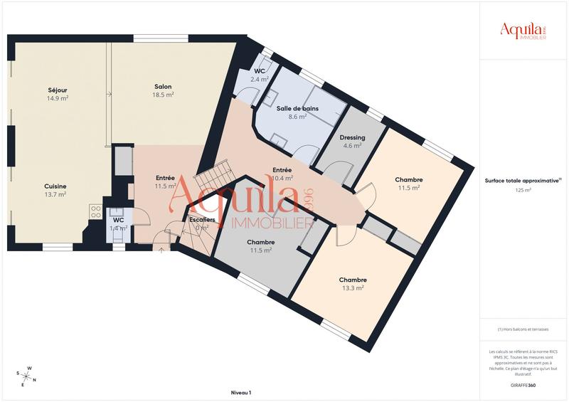 Villa - 188 m² - 7 pièces