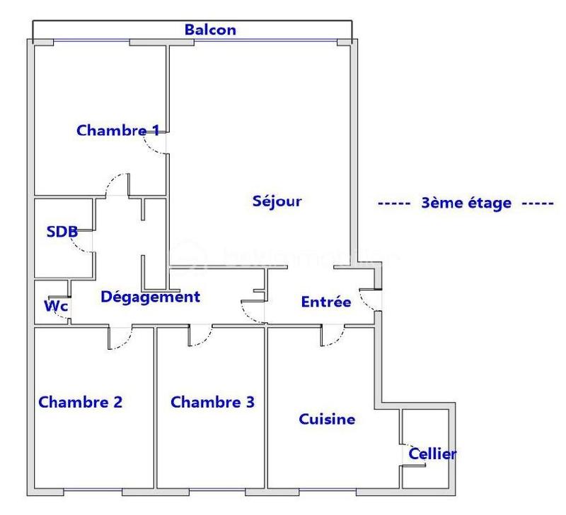 Appartement - 81 m² - 4 pièces