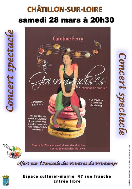 Concert-spectacle "Gourmandises" de Caroline Ferry