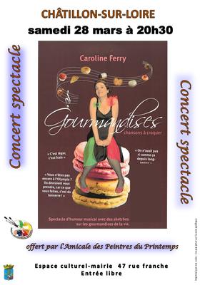 Concert-spectacle "Gourmandises" de Caroline Ferry