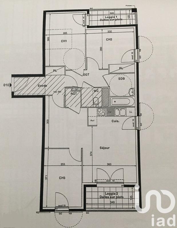 Appartement - 73 m² - 4 pièces