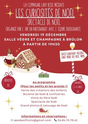 Spectacle de Noël Ape des Deux Fonts