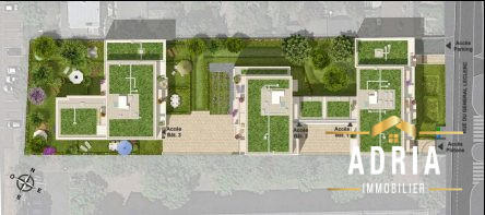 Appartement - 46 m² - 2 pièces