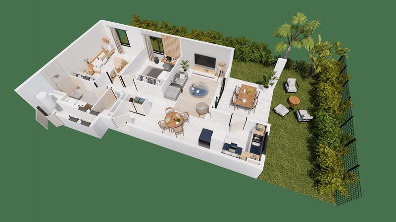 Appartement - 71 m² - 3 pièces