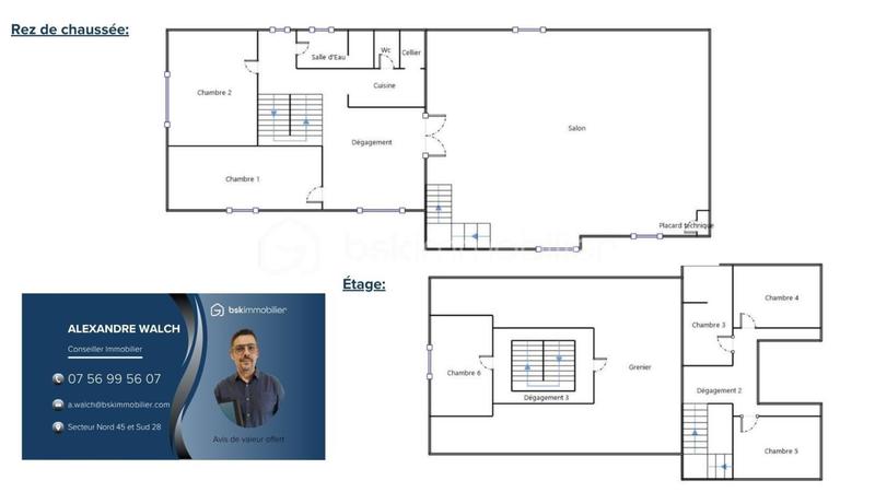 Maison ancienne - 198 m² - 7 pièces