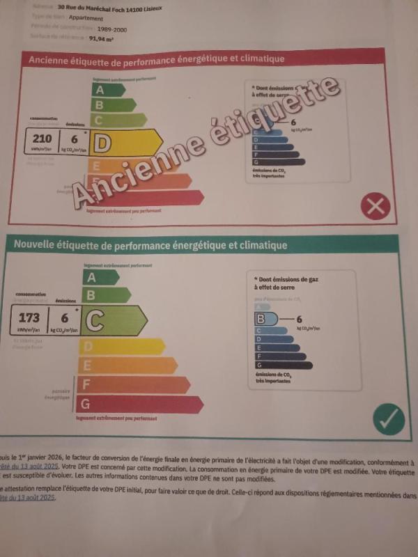 Appartement - 92 m² - 4 pièces