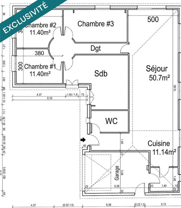 Maison - 125 m² - 5 pièces