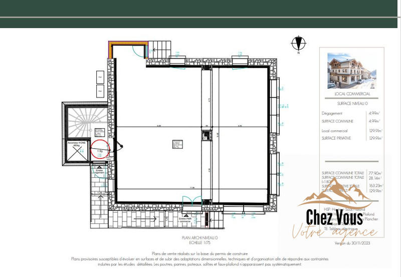 Local commercial - 163 m²