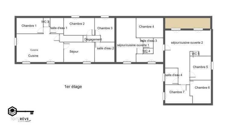 Maison - 200 m² - 9 pièces