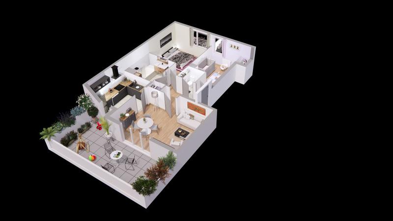 Appartement - 60 à 78 m² - 3 à 4 pièces