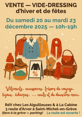 Vide-dressing d'hiver et de fêtes