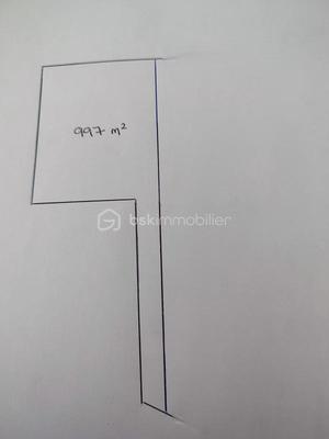 Terrain - 997 m²